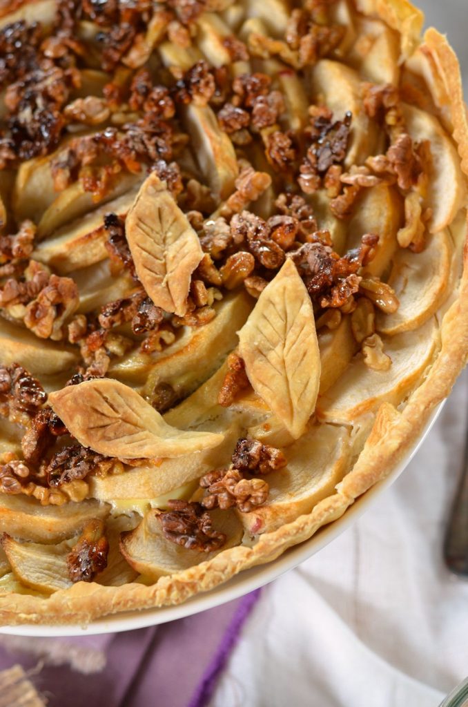 Tarte Aux Pommes Et Noix Caram Lis Es Recette Tangerine Zest