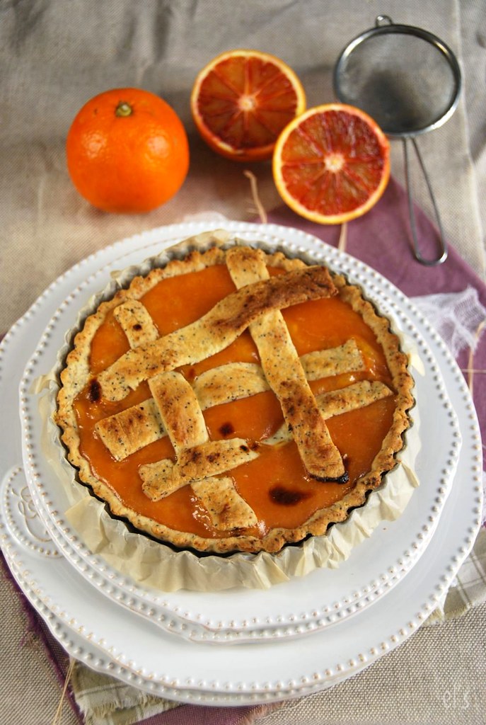 Tarte à l orange sanguine et pavot Recette Tangerine Zest