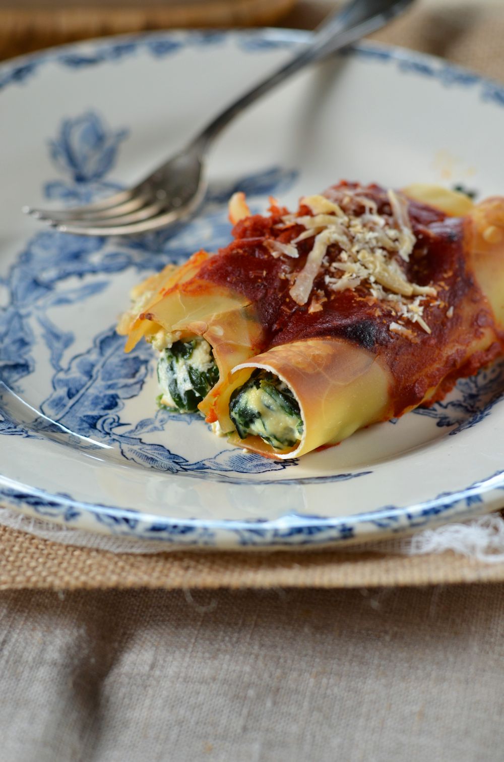 Cannelloni ricotta épinard et sauce tomate Recette Tangerine Zest