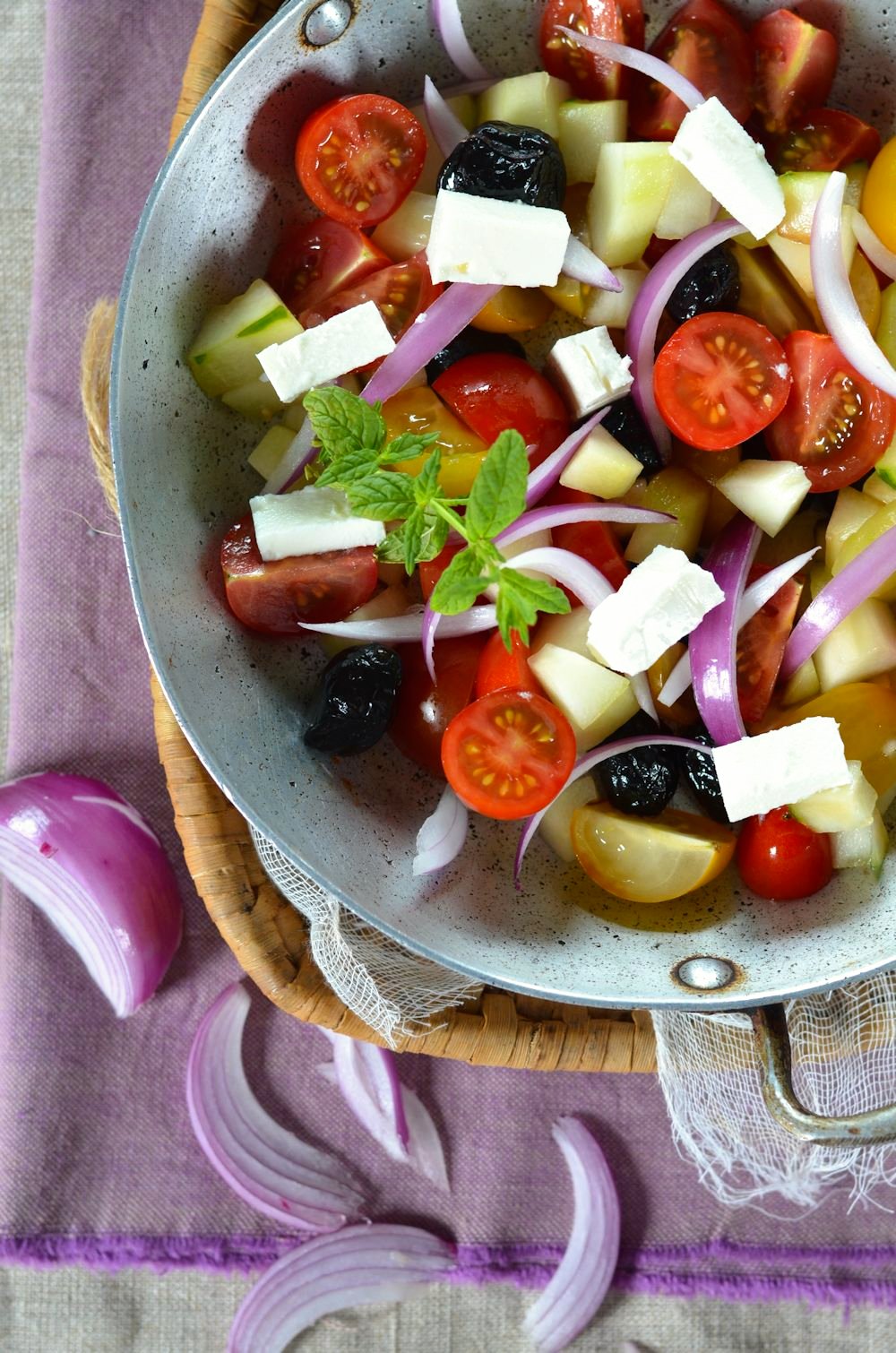 Salade à la grecque maison