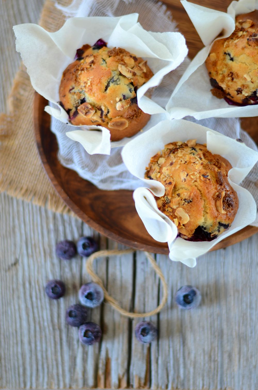 muffins aux myrtilles
