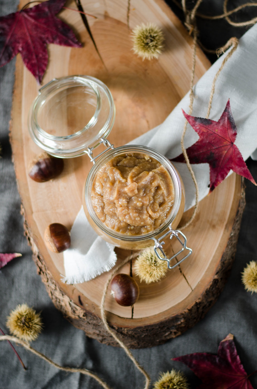 Confiture de châtaigne maison à la vanille