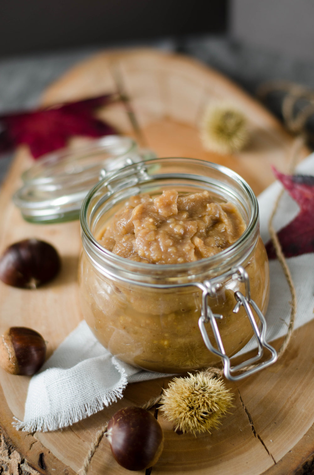 Confiture de châtaigne maison à la vanille