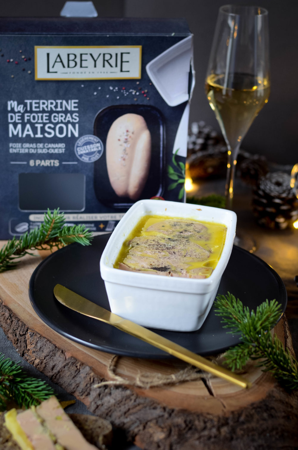 Terrine de foie gras aux pommes Terrine de foie gras aux pommes