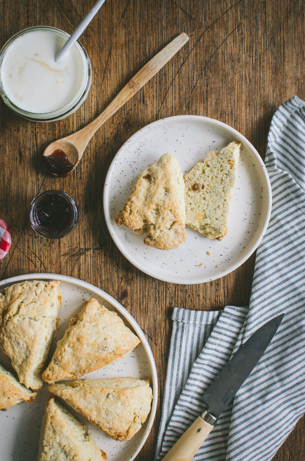 Scones Anglais Aux Raisins Secs Recette Tangerine Zest