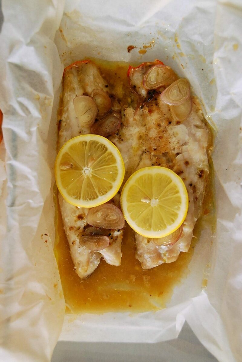 Poisson au citron en papillote {recette} - Blog de cuisine