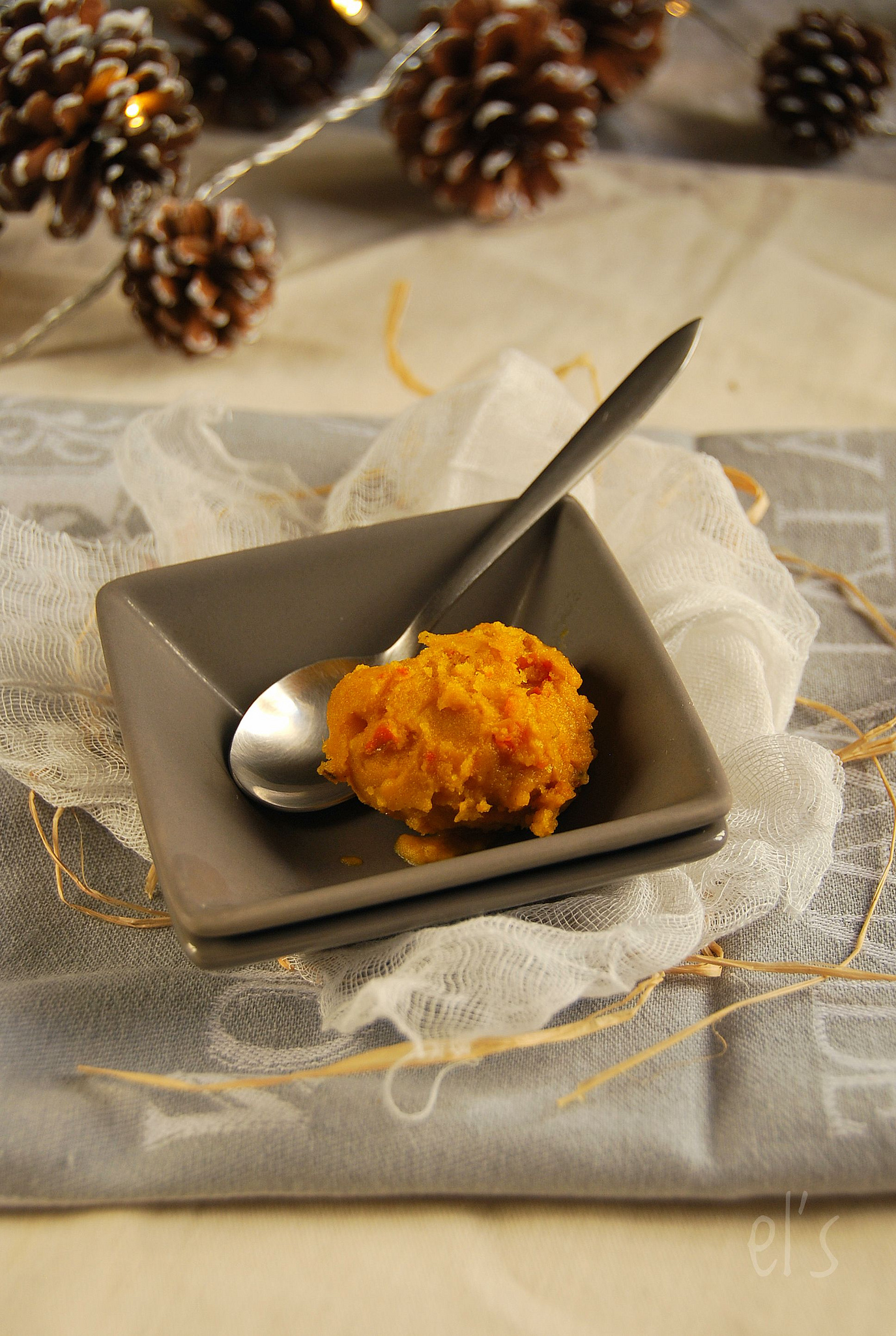 Sorbet de potimarron aux épices Recette Tangerine Zest