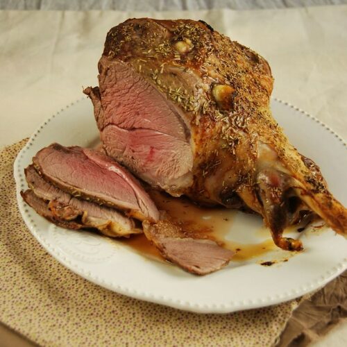 recette Gigot agneau au four ail et romarin