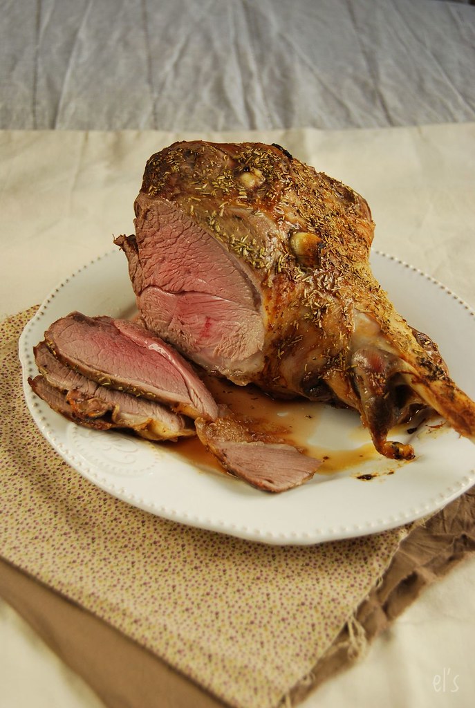 recette Gigot agneau au four ail et romarin