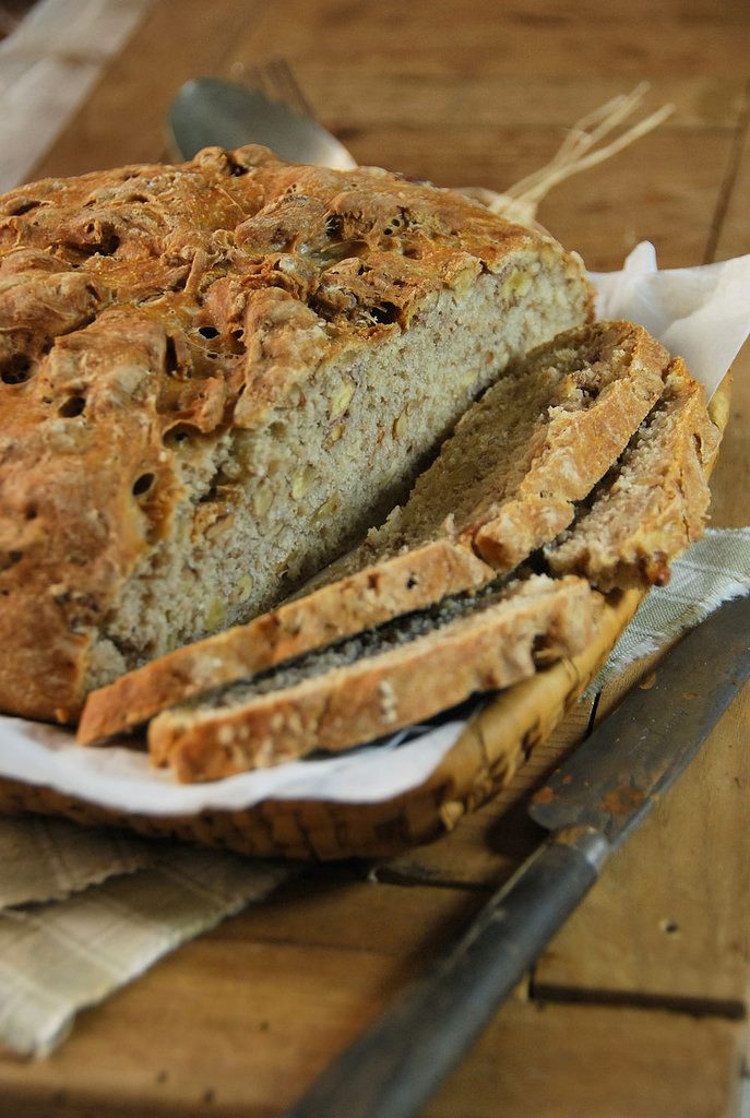 Pain aux noix et farine multi-céréales