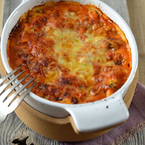 Zucchini and Ricotta Cheese Lasagna {vegetarian recipe}