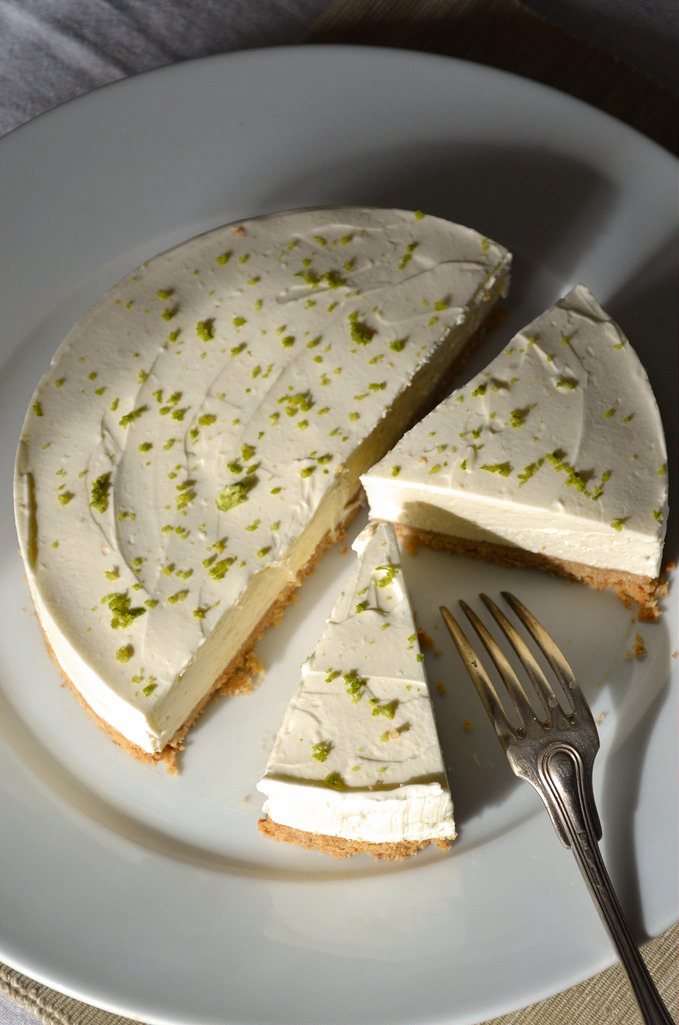 Cheesecake au citron vert sans cuisson