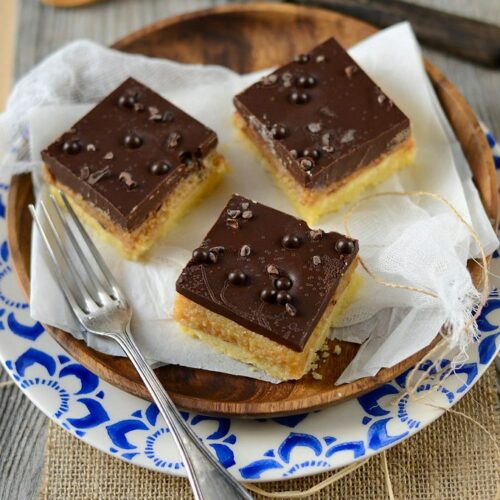 recette Millionaire shortbread - Caramel square