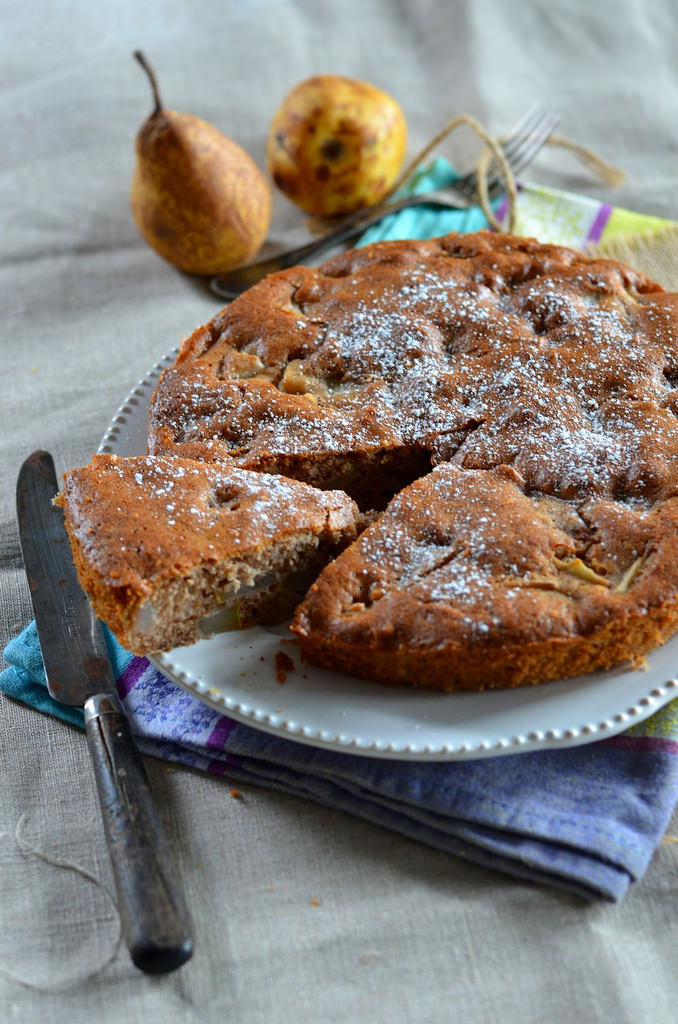 Gateau Aux Poires Et Noix Trop Trop Bon Recette Tangerine Zest