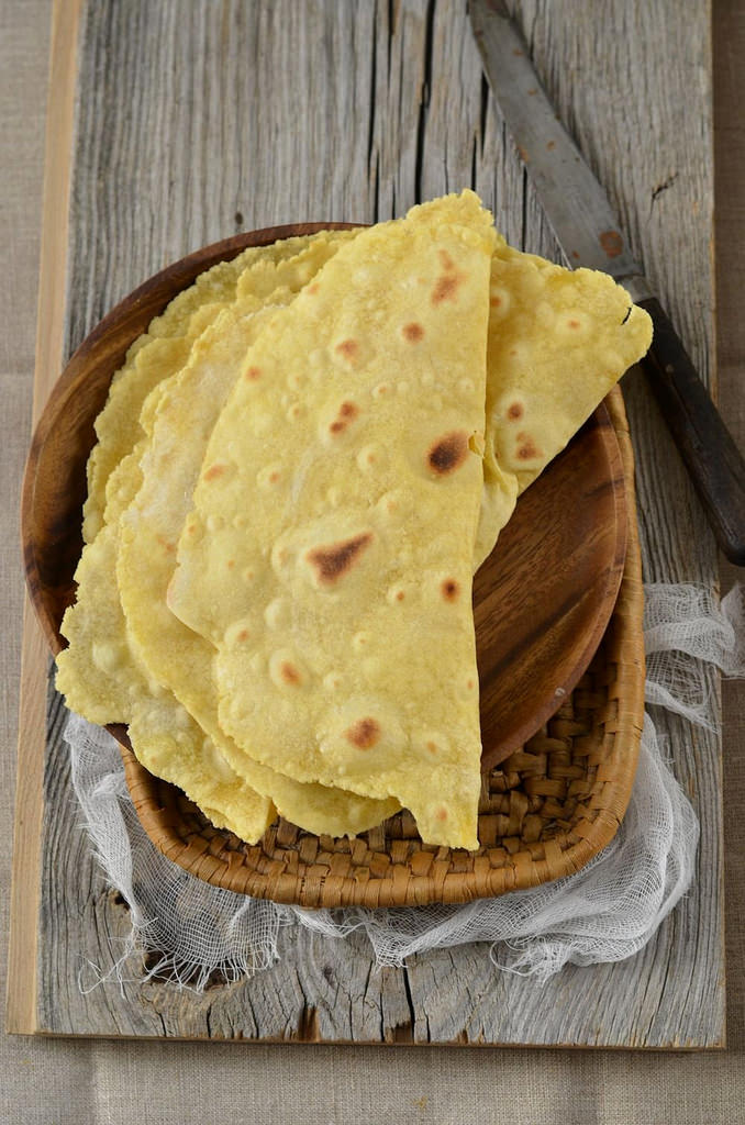 Tortillas maison à la farine de maïs