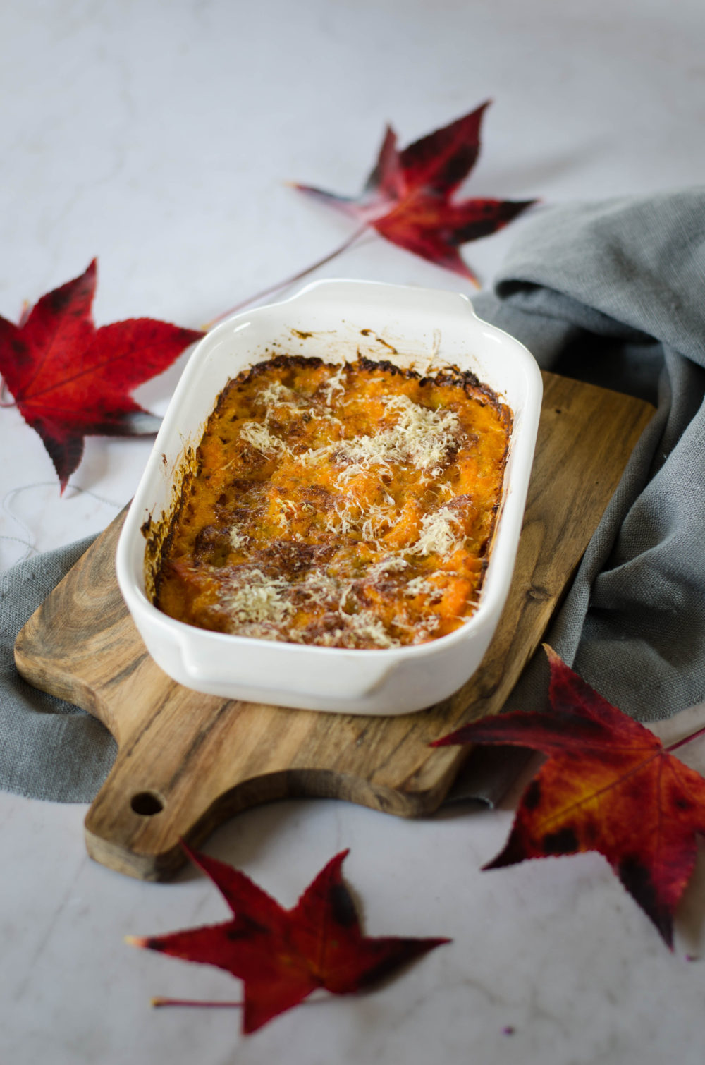 Pumpkin gratin