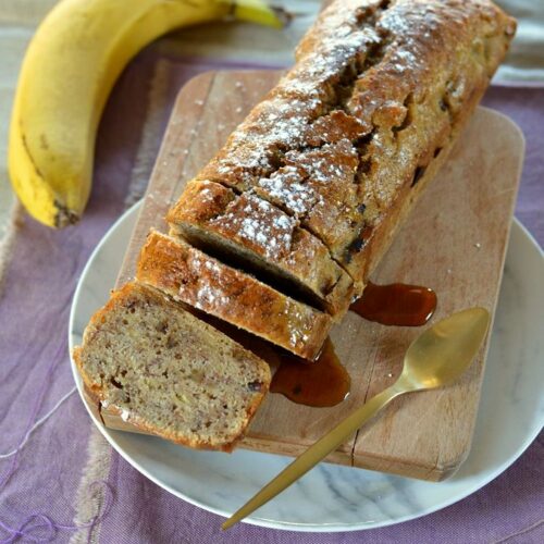 Banana bread aux noix de pecan