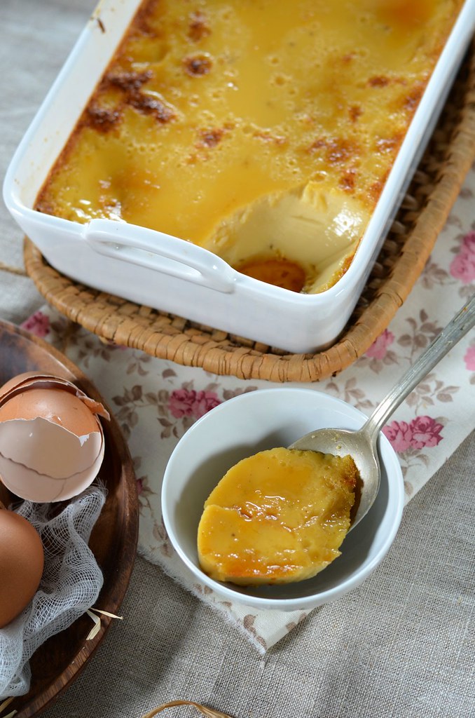 recette Oeufs au lait sauce caramel