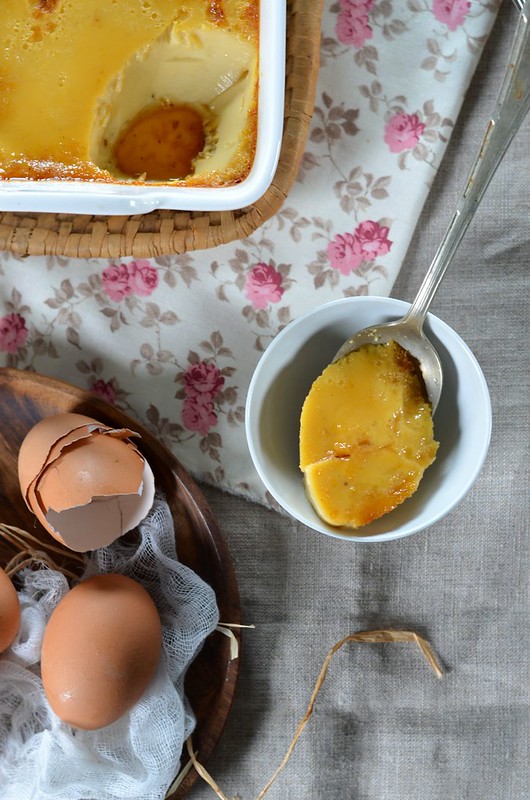 recette Oeufs au lait sauce caramel