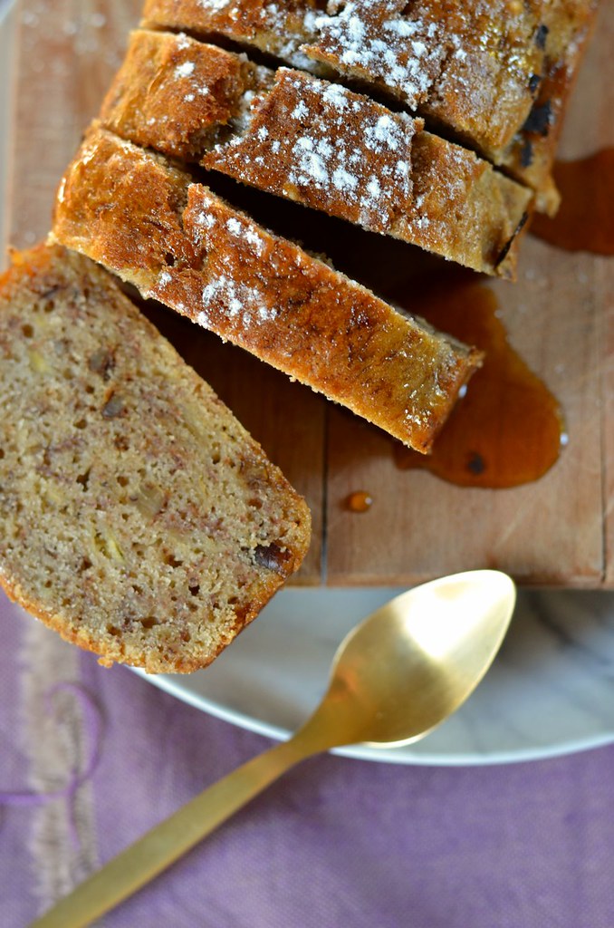 recette Banana bread aux noix de pecan