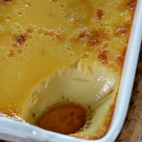 recette Oeufs au lait sauce caramel