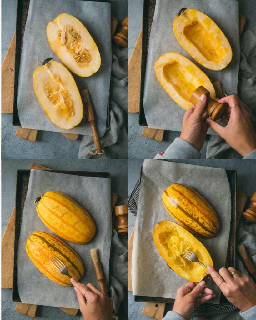cuisson courge spaghetti