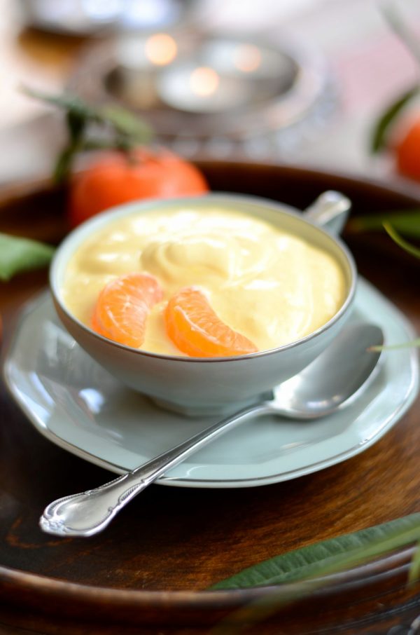 Yaourt glacé à la mangue et clémentine Recette Tangerine Zest
