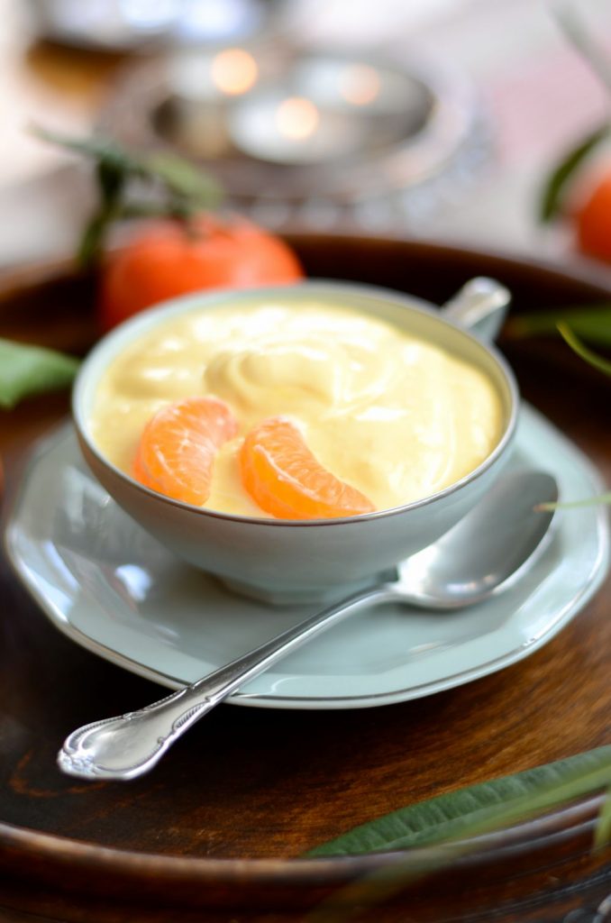 Yaourt glacé à la mangue et clémentine Recette Tangerine Zest