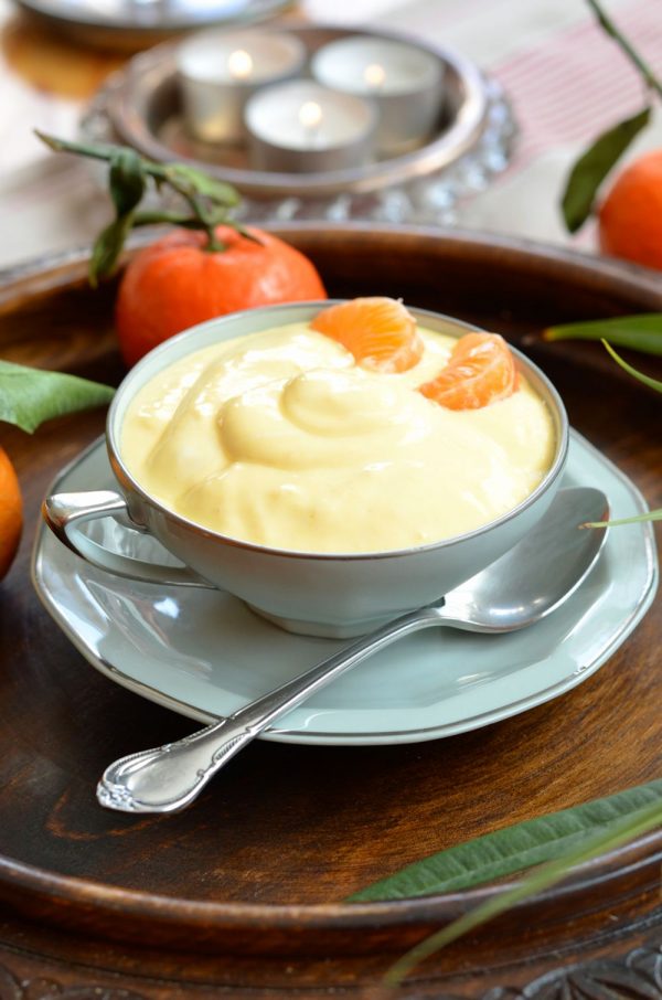 Yaourt glacé à la mangue et clémentine Recette Tangerine Zest
