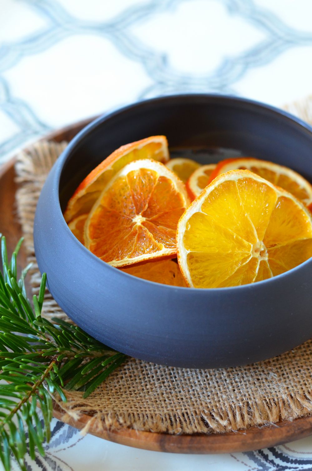 Oranges en tranches séchées au four {en déco ou à manger}