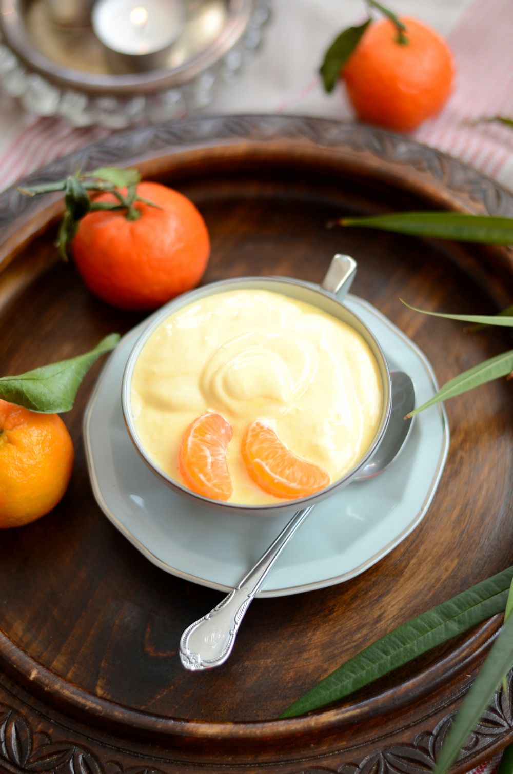 Mango and Tangerine Frozen Yogurt Recipe