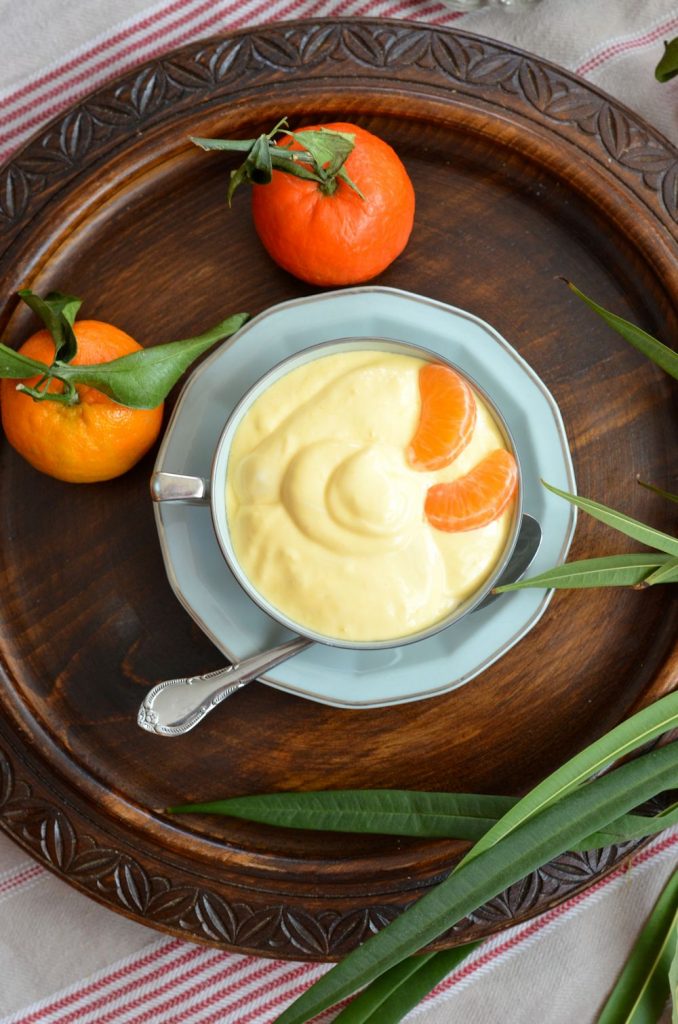 Yaourt glacé à la mangue et clémentine - idées recettes à cuisiner en hiver