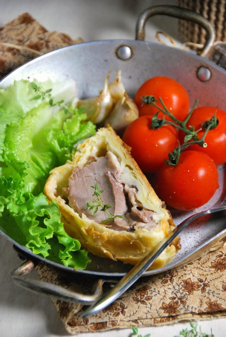 Filet mignon en croute à la crème d'ail - Tangerine zest