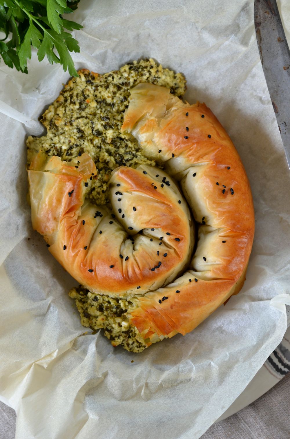 brick feta et herbes