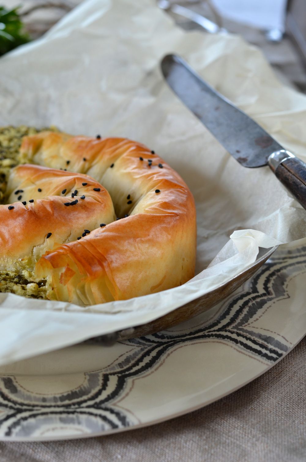 Cheese and Herbs Borek Recipe