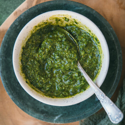 recette Pesto maison basilic
