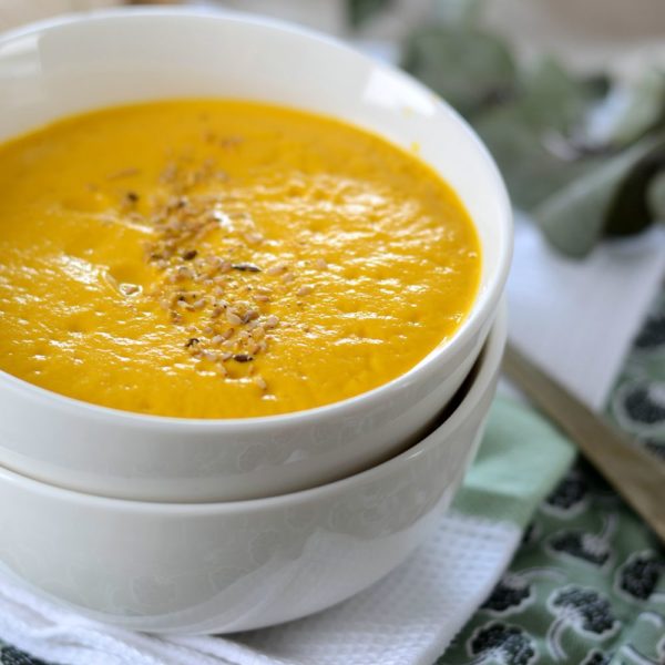 Soupe de carotte, butternut, curcuma et orange - Recette - Tangerine Zest