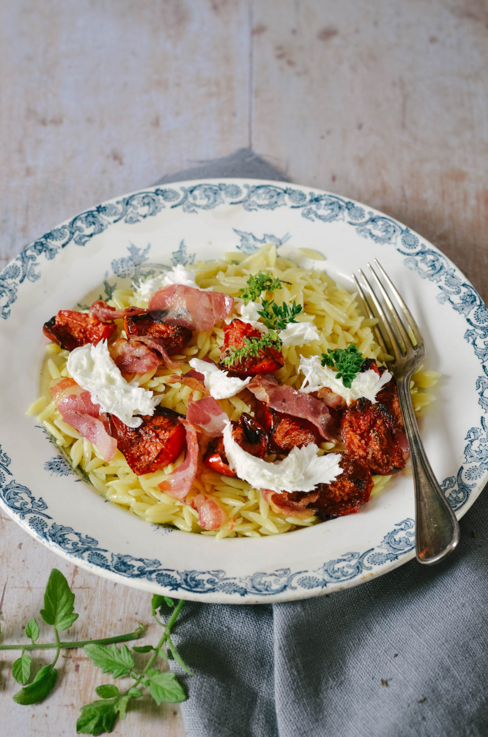 Pasta burrata tomate