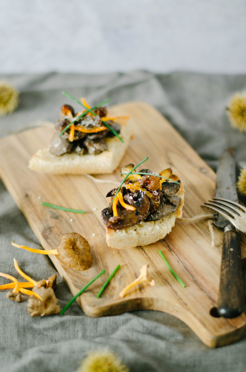 Croute aux champignons