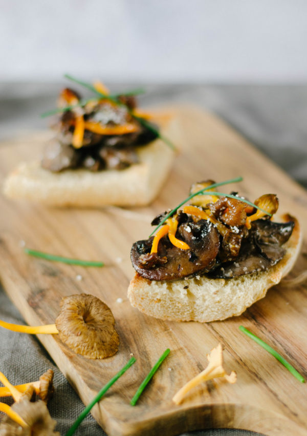 Croute aux champignons