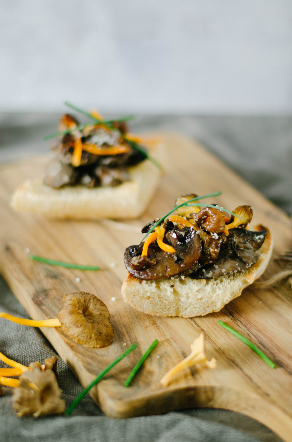 Croute aux champignons