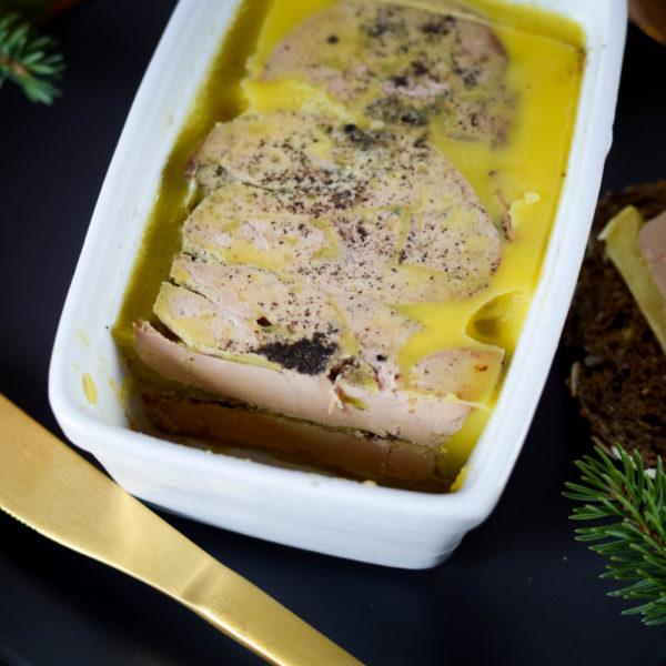 Terrine de foie gras aux pommes Recette Tangerine Zest