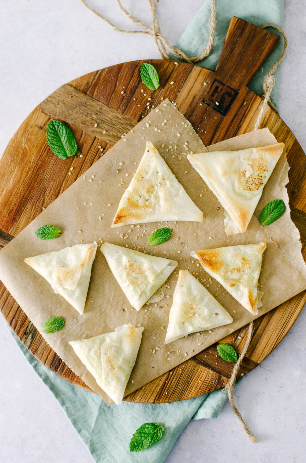 Bricks fromage et herbes