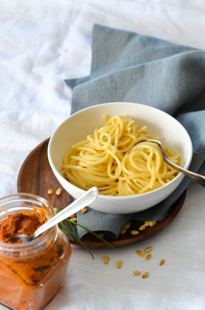 Sauce aux tomates séchées et pignons Sauce aux tomates séchées et pignons