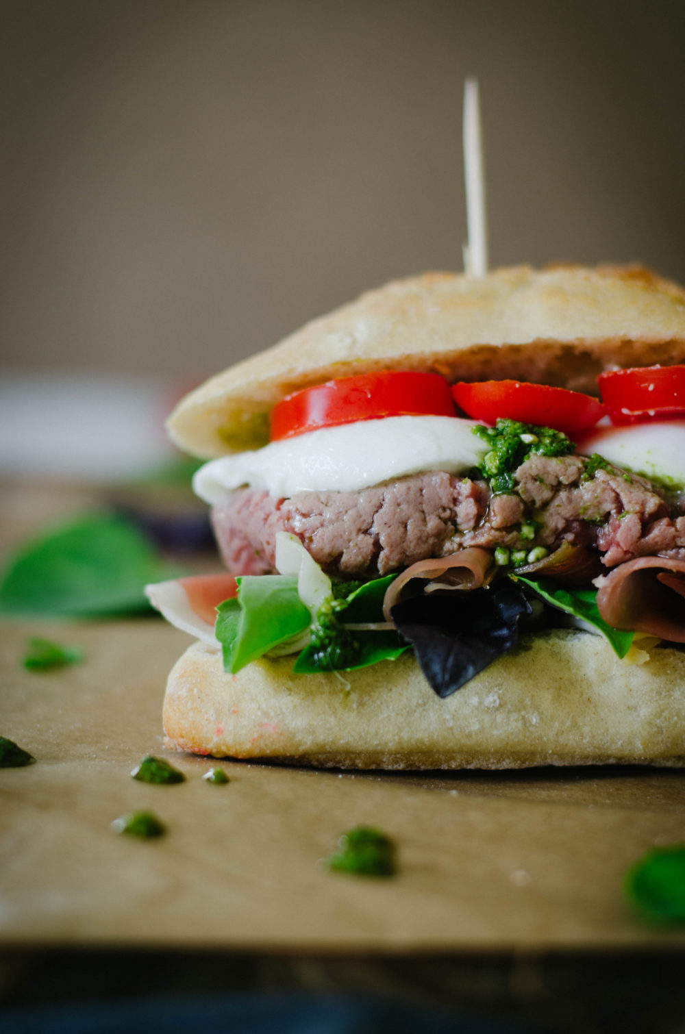 burger à l'italienne