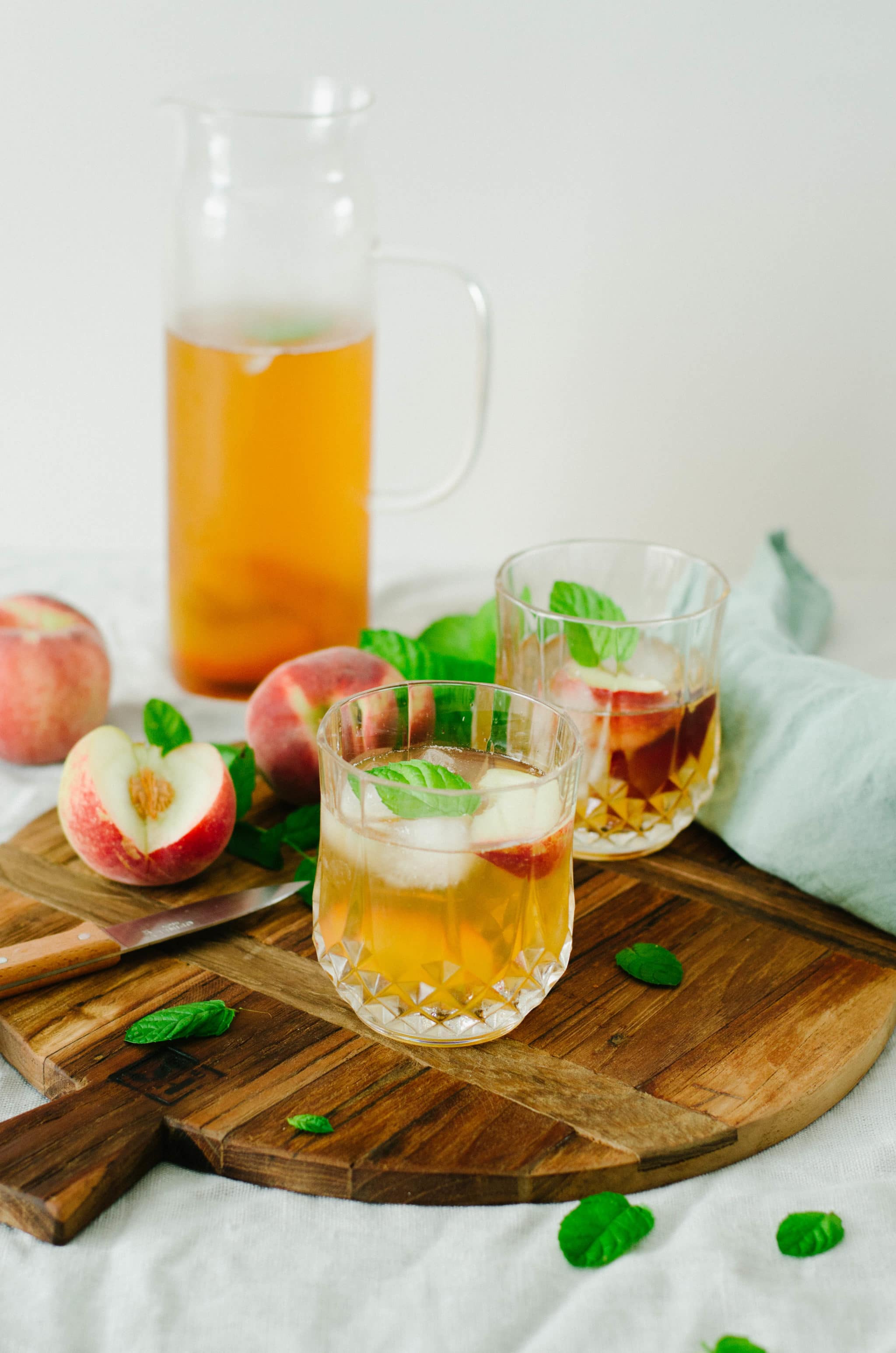 recette ice tea peche