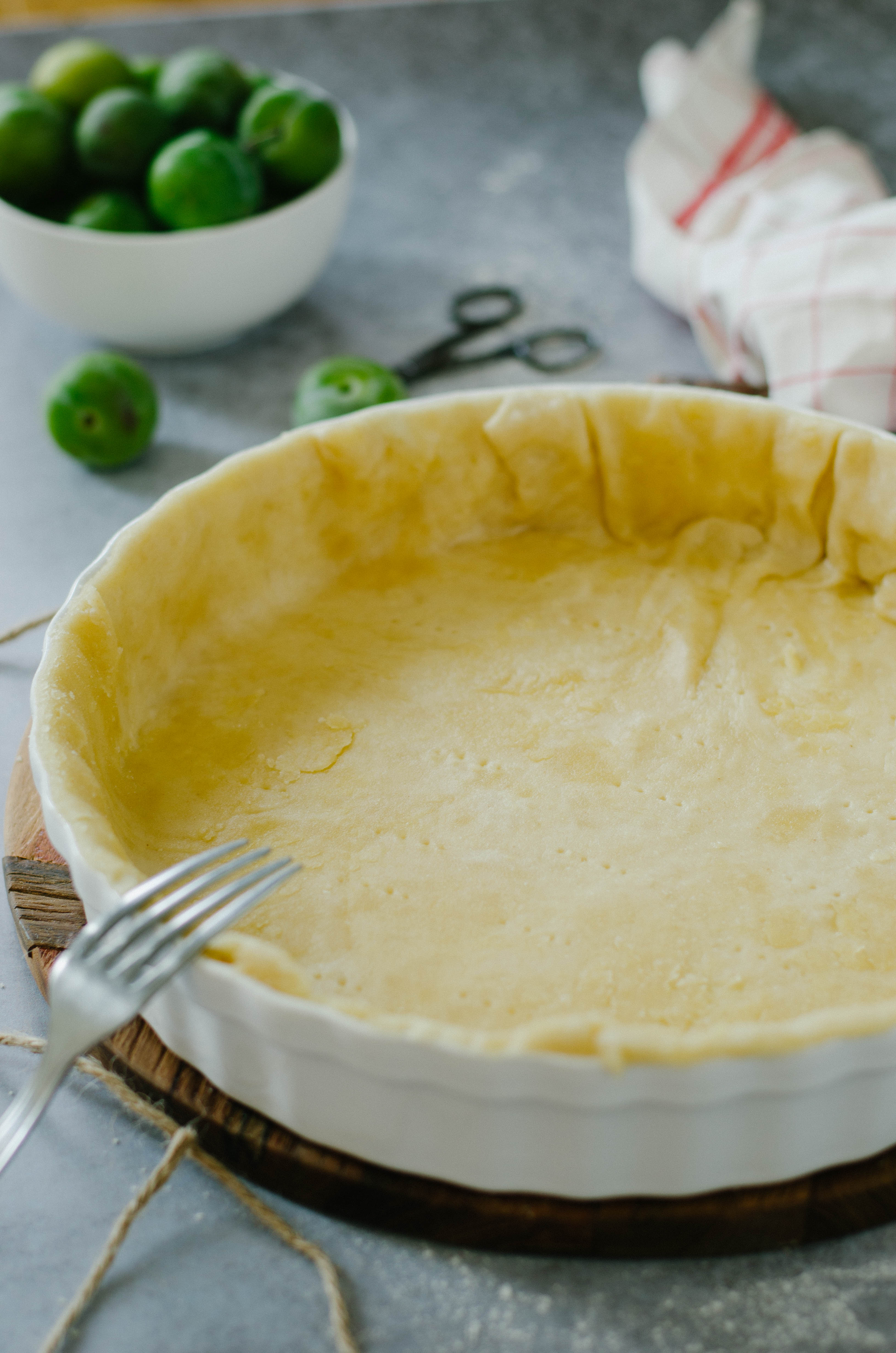 Pâte à tarte sans beurre facile