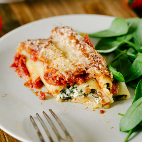 recette cannelloni-ricotta-epinard-sauce-tomate