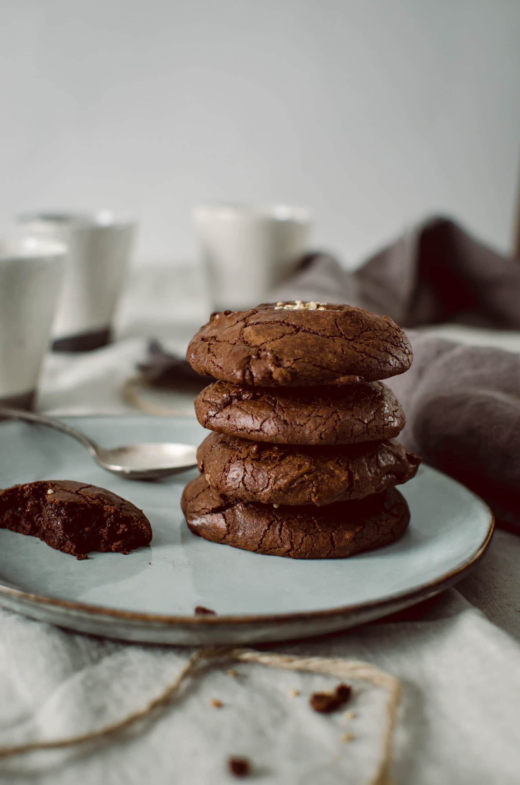 Cookies tout chocolat - Recette facile et rapide - Tangerine Zest