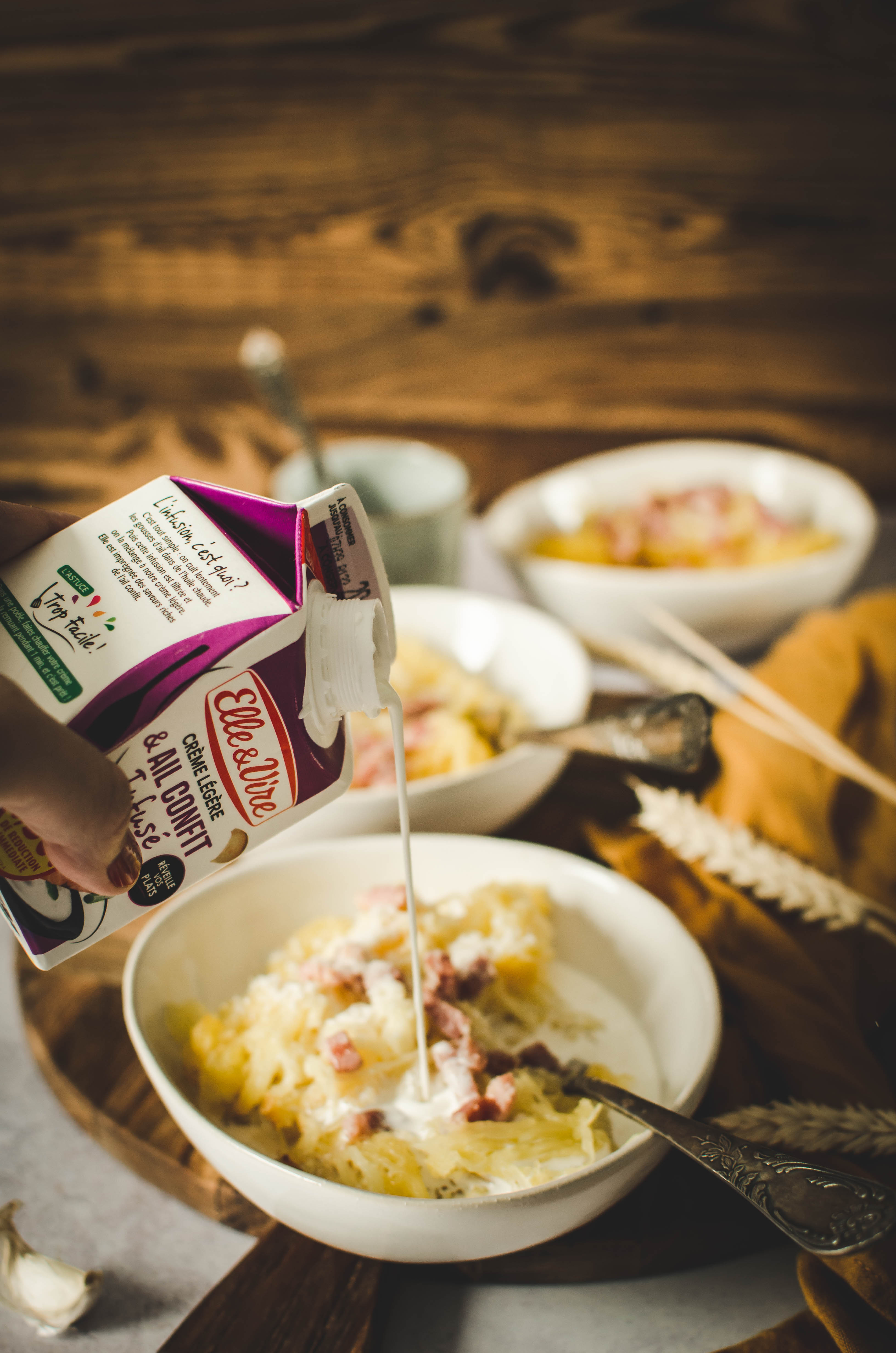 Creme infusee ail Elle et vire